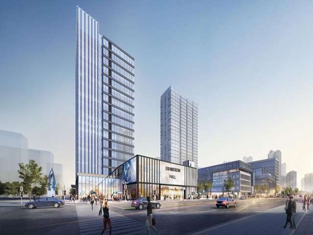 湖南道路落地广告牌效果图